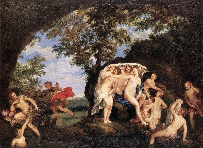 Albani  Francesco Diana and Actaeon Sweden oil painting art